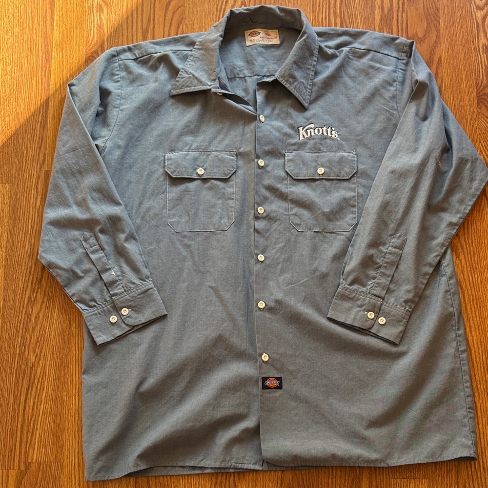 Knott’s-Dickies Men's Blue Shirt